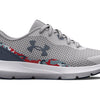Under Armour Boys Grade School Surge 3 Printed Running Shoes - Enhanced Cushioning 4.5