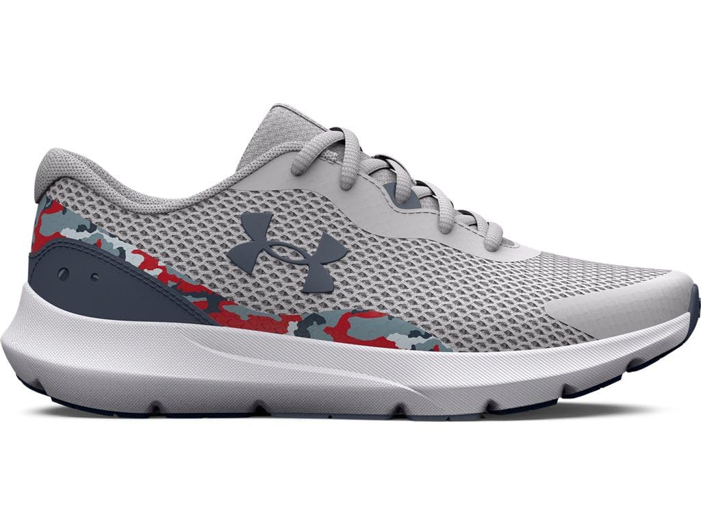 Under Armour Boys Grade School Surge 3 Printed Running Shoes - Enhanced Cushioning 4.5