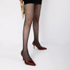 Joseywade Burgundy Pointed Toe Slingback Pumps 3.5” Heels US 9