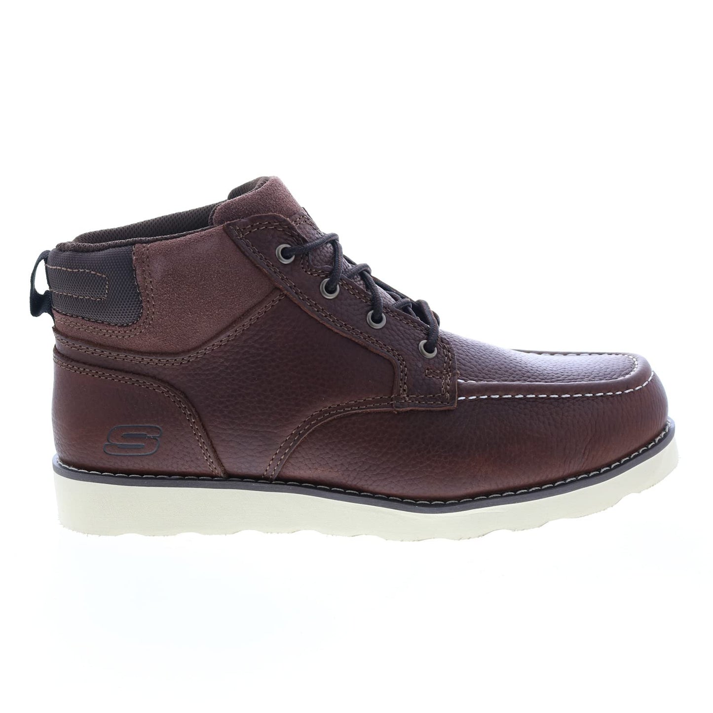 Skechers Men's Work Relaxed Fit®: Kadmiel Utility Boot, Dark Brown, 10