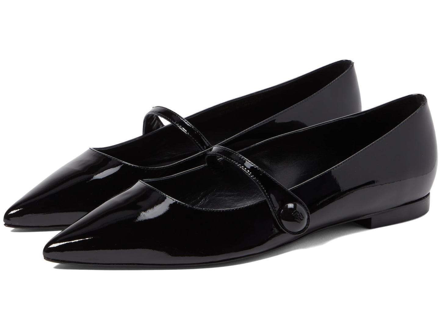 Stuart Weitzman SW Mary Jane Flat Black 7 B