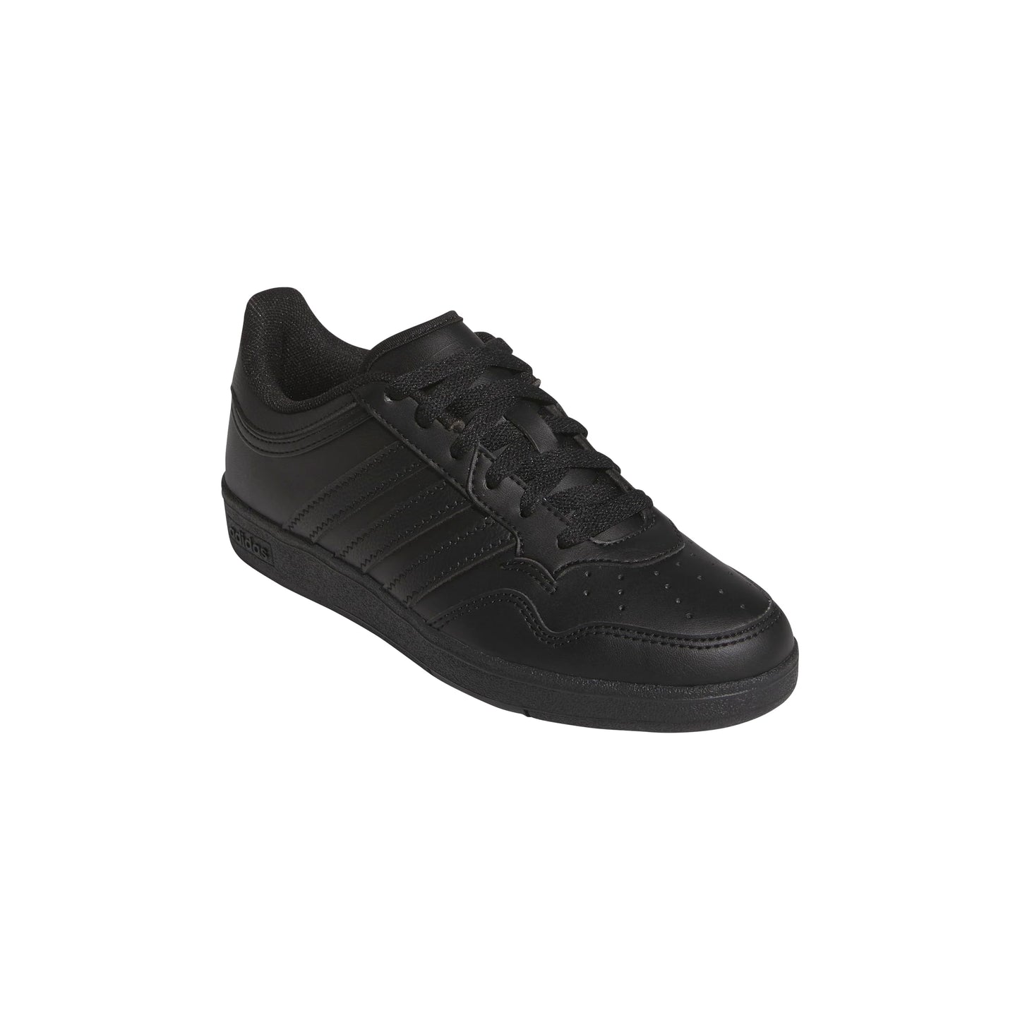 Adidas Unisex-Kid's Hoops 4.0, Black/Black/White, 3