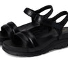 Cole Haan Women's Zerogrand Ankle Strap Sandals, Black/Black, 7-C US