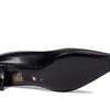 Stuart Weitzman Women's Stuart Kitten Pump, Black, 5