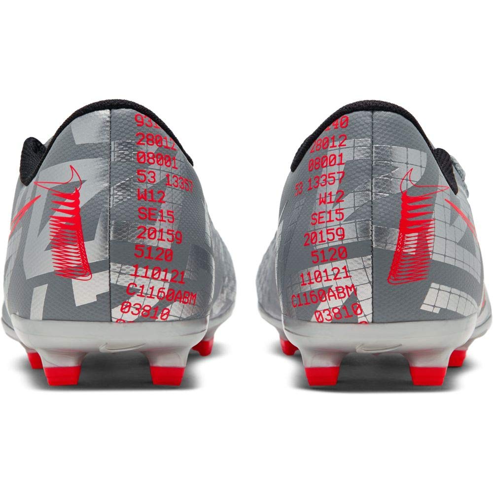 Nike Kids Jr. Phantom Venom Academy FG (Toddler/Little Kid/Big Kid) Metallic Bomber Grey/Black/Particle Grey 6 Big Kid M