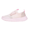 HEYDUDE Women's Kid Sirocco Play Brights (Little Kid/Big Kid), Sparkle Pink, 4 Medium