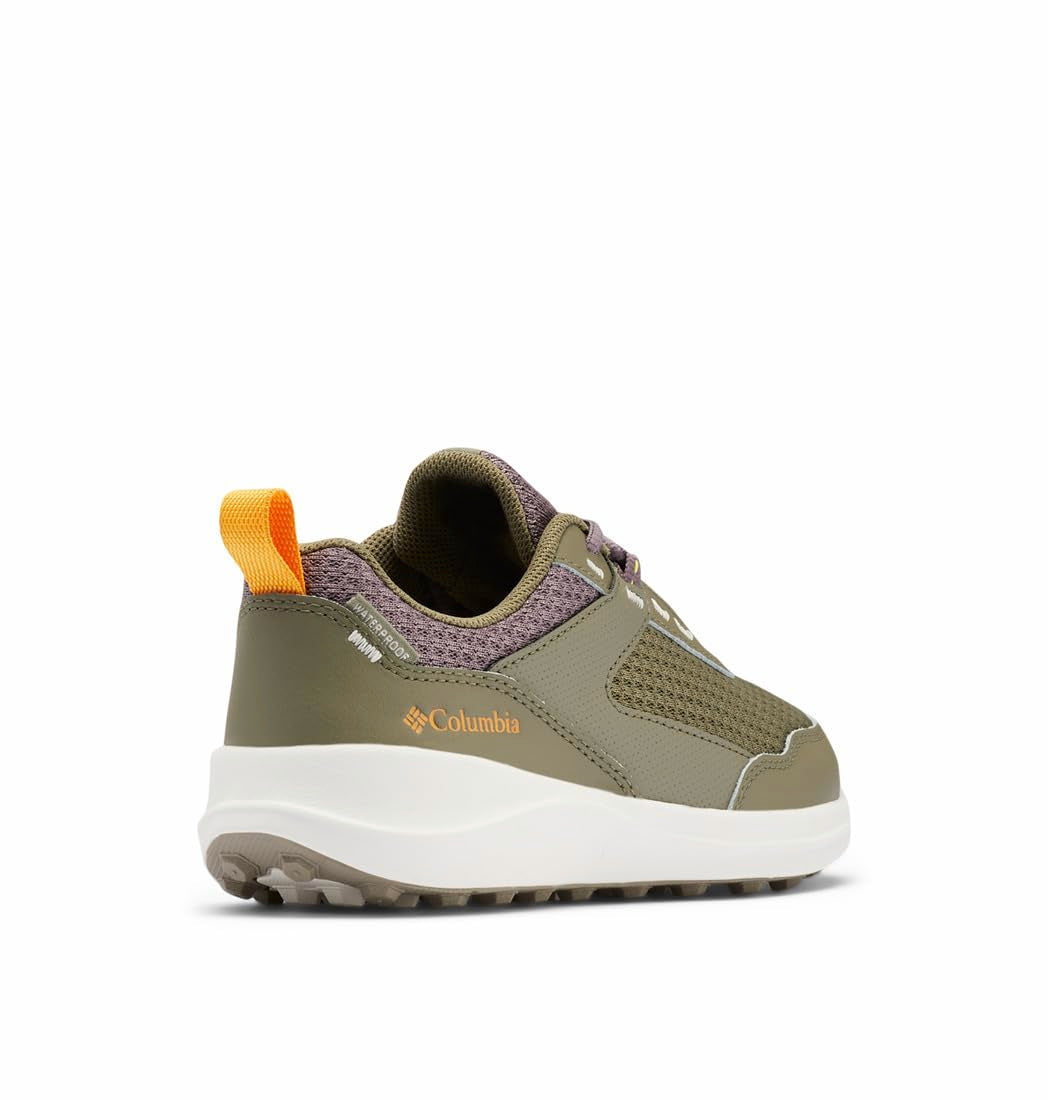 Columbia Youth Unisex Hatana Waterproof, Stone Green/Mango, 5