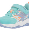 New Balance Kid's Rave Run V2 Hook and Loop Running Shoe, Surf/Peach Glaze/Magic Hour, 8 Toddler