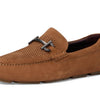 Cole Haan Men's Grand Laser Bit Drivers, Golden Toffee Nubuck/Gum, 12-M US