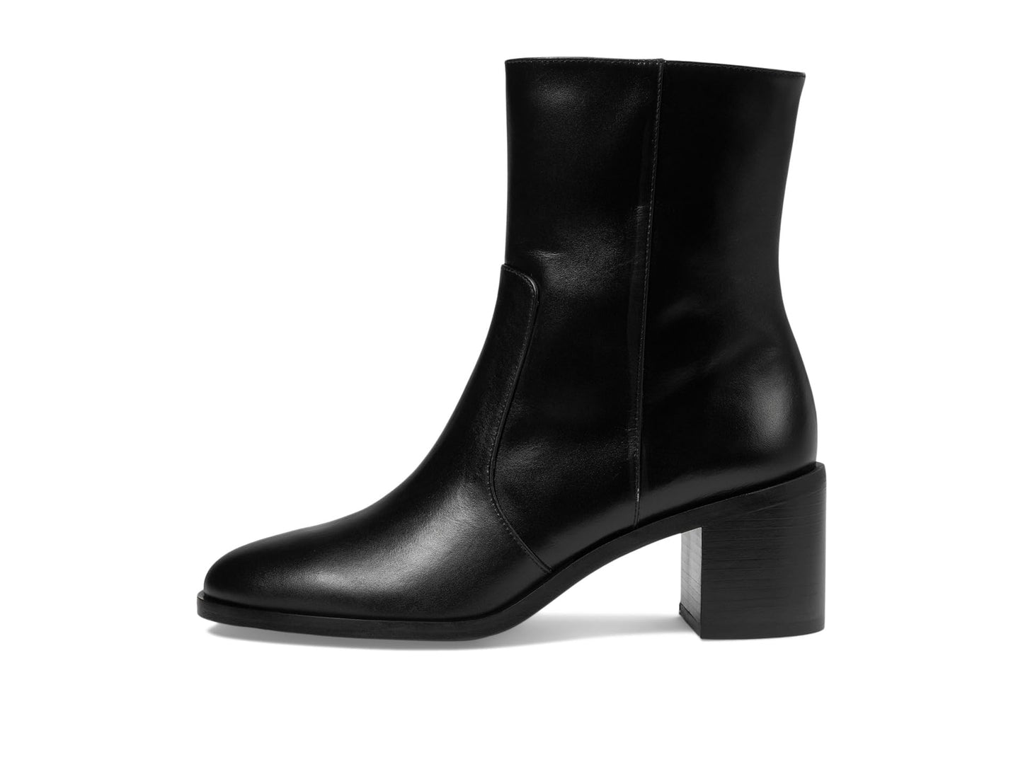 Stuart Weitzman Womens Esme Zip Bootie Black, 7 Medium