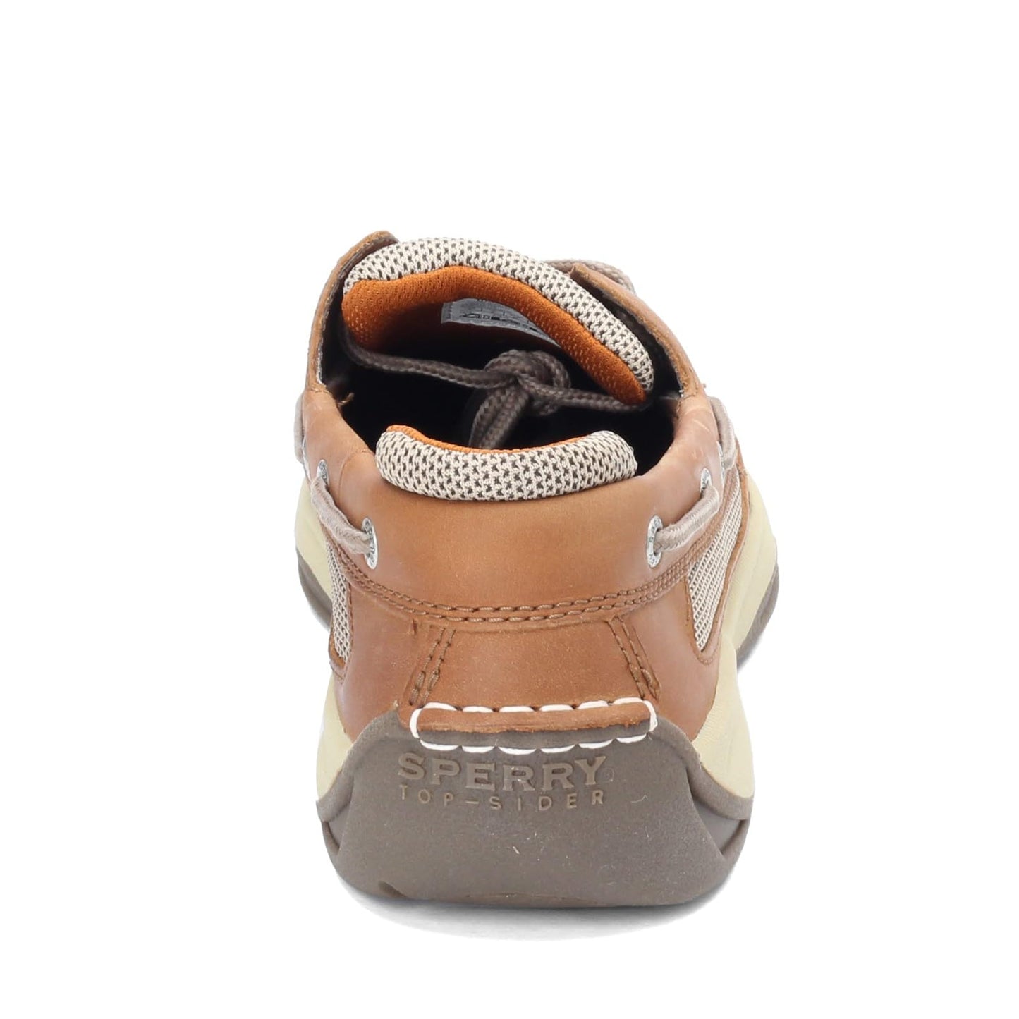 Sperry Lanyard 2-Eye Boat Shoe,Dark Tan/Orange,11.5 M US