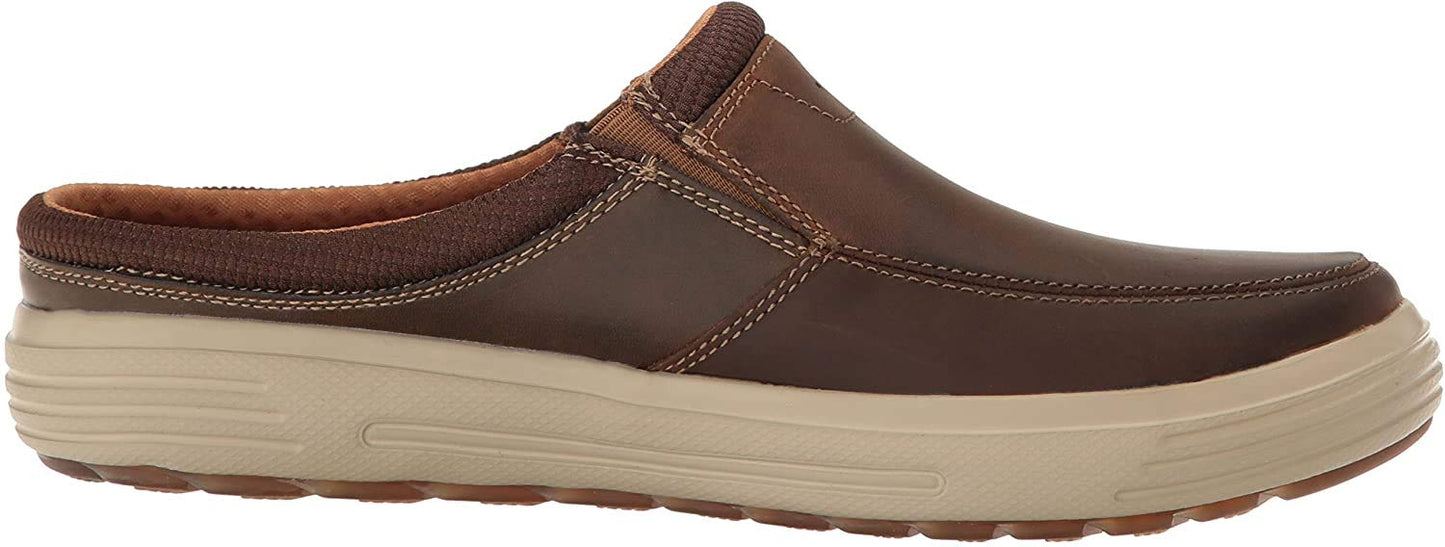Skechers Men's Porter Vamen Slip-On Loafer, Brown, 8 M US