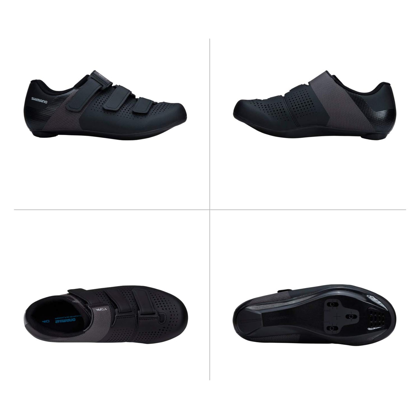 SHIMANO SH-RC100W Feature-Packed Entry Level Road Shoe, Black, 7.5-8 Women (EU 41)