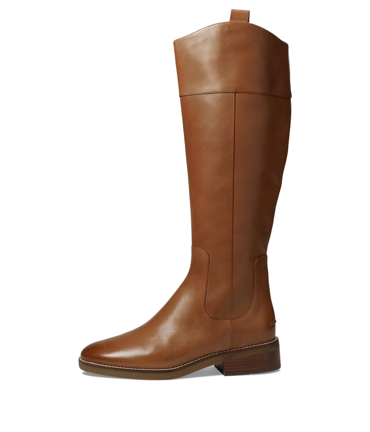 Cole Haan Women's Hampshire Riding Boot Equestrian, British Tan Leather, 8