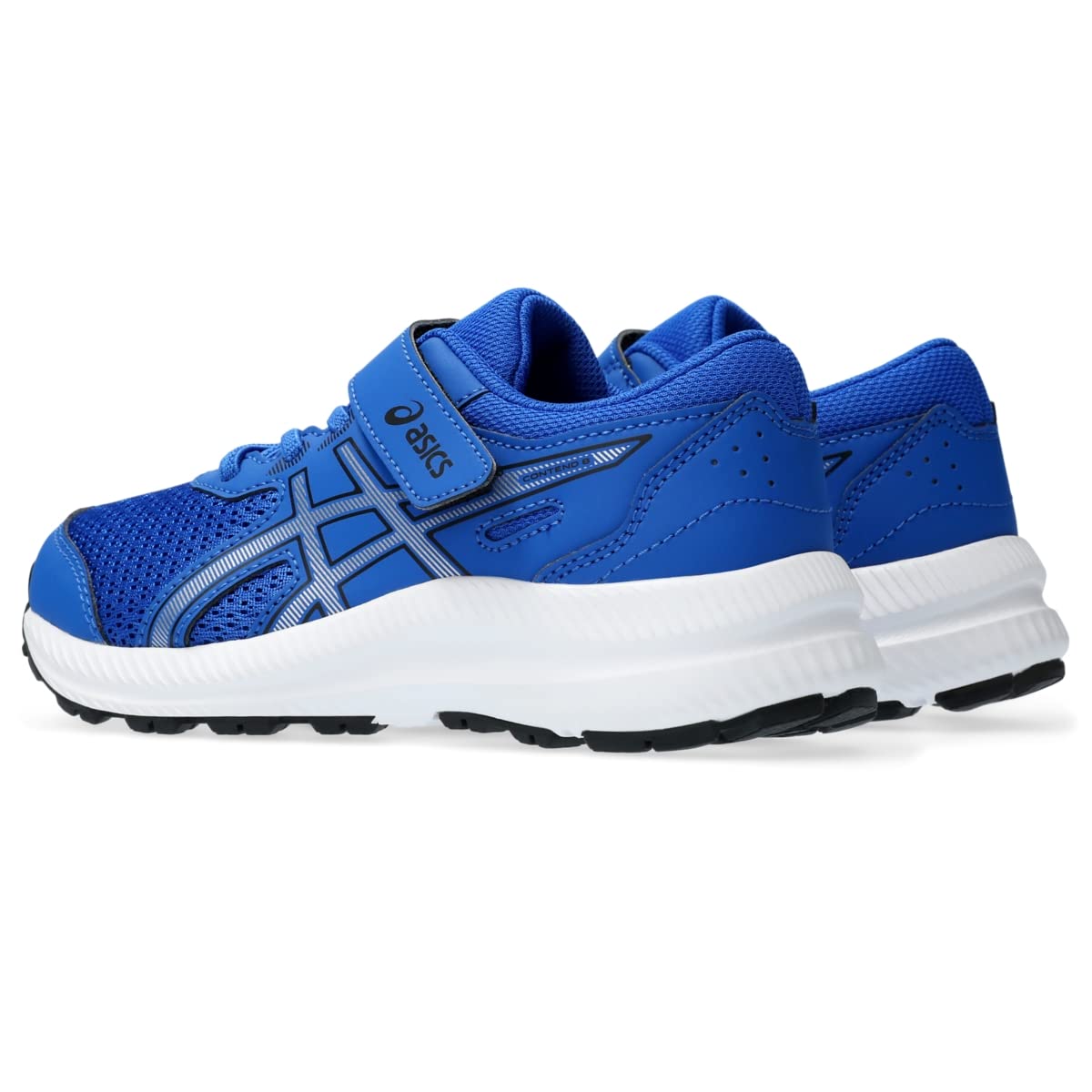 ASICS Kid's Contend 8 Pre-School Running Shoes, 3, Illusion Blue/Pure Silver