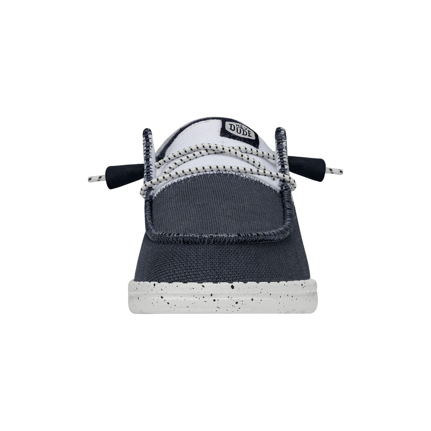 HEYDUDE Women's Wendy Tri Varsity Slip On Loafer, Navy Size 5 | Colorblock