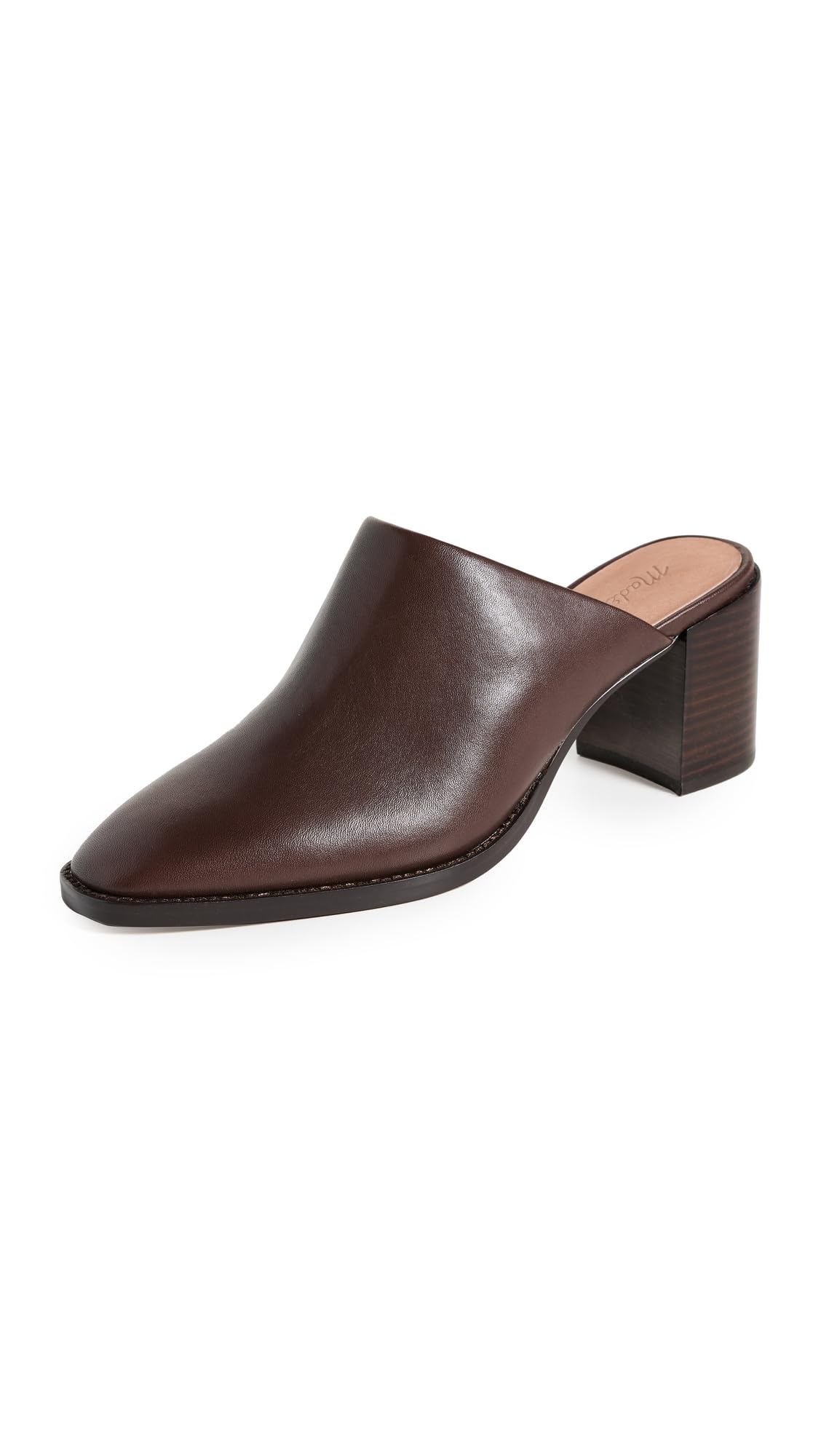 Madewell Women's The Macarro Mules, Chocolate Raisin, Brown, 5 Medium US