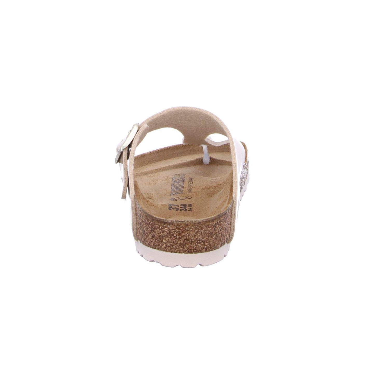Birkenstock Women's Gizeh Patent Sandal, Sand, 8-8.5