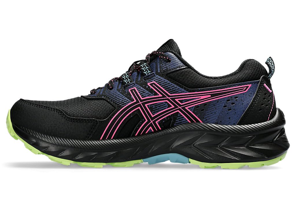 ASICS Women's Gel-Venture 9 Shoes, 9.5, Black/HOT Pink