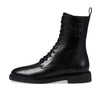 Tory Burch Women's Double T Combat Boot, Perfect Black, 8.5