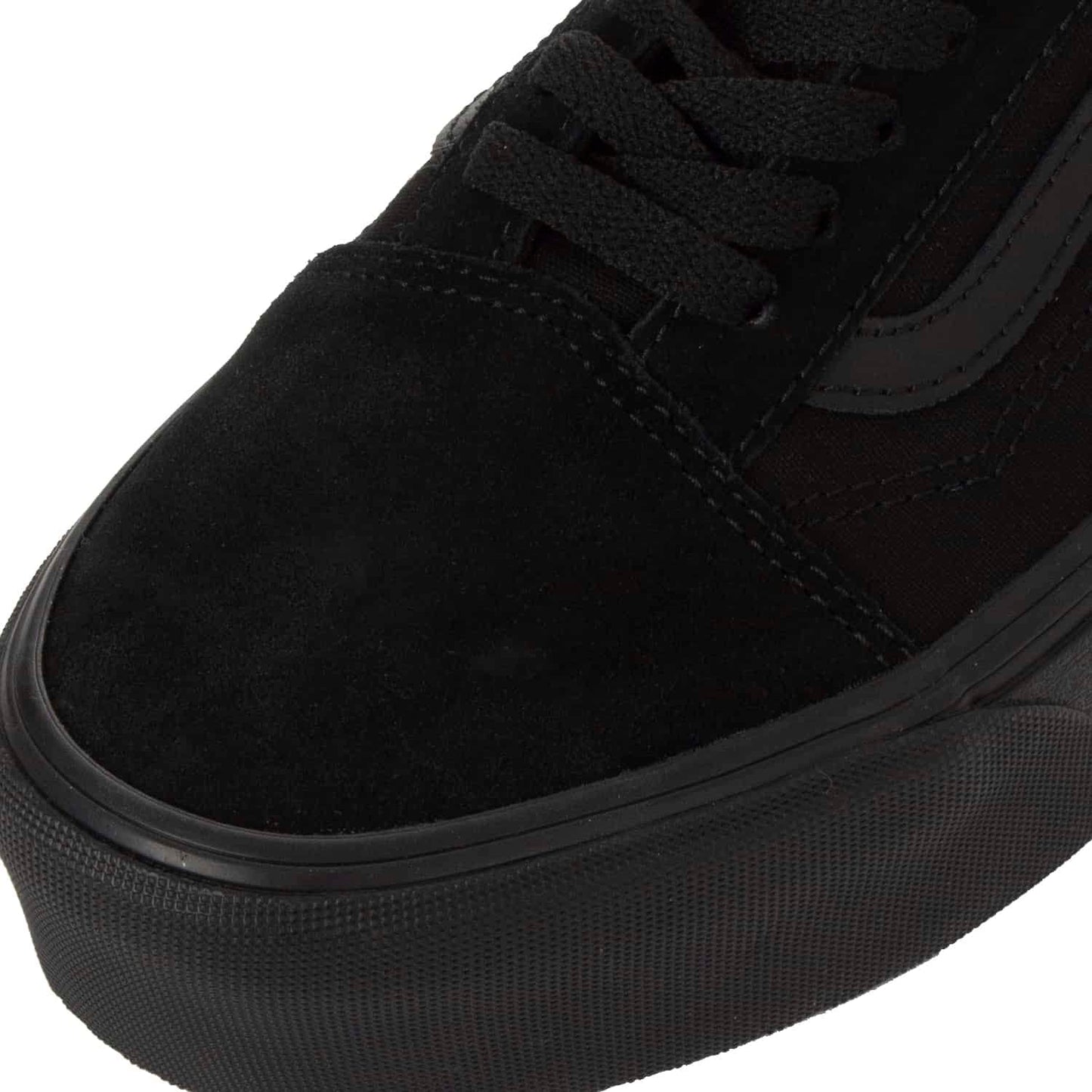 Vans - Unisex Old Skool Stackform Shoes, Color Suede/Canvas Black/Black, Size: 7.5 M US Mens / 9 M US Womens