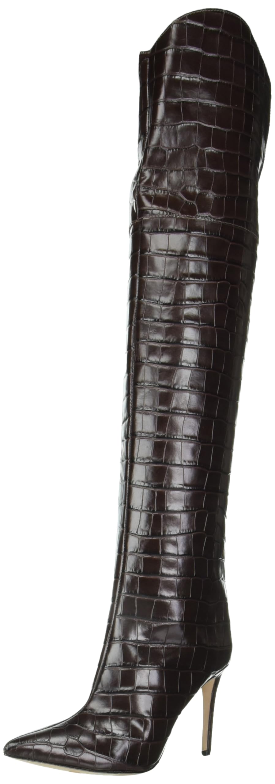 Schutz Women's Maryana Over-The-Knee Boot, Dark Chocolate, 7.5