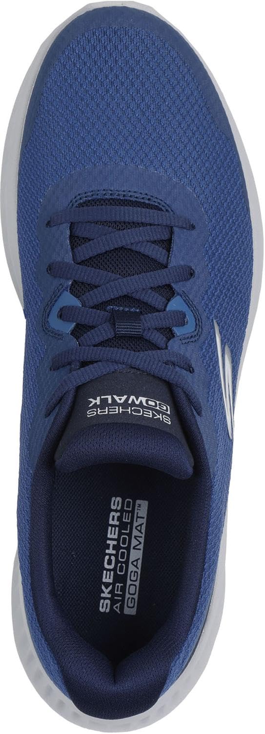 Skechers - Mens Go Walk Now - Viligent Sneakers, Color Navy, Size: 10.5 M US
