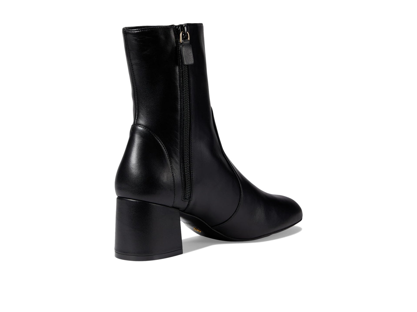 Stuart Weitzman Flareblock 60 Zip Bootie Black 10 B