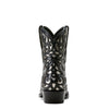 ARIAT Women's Valentina Western Boot, Black Jasper/Platinum, 7