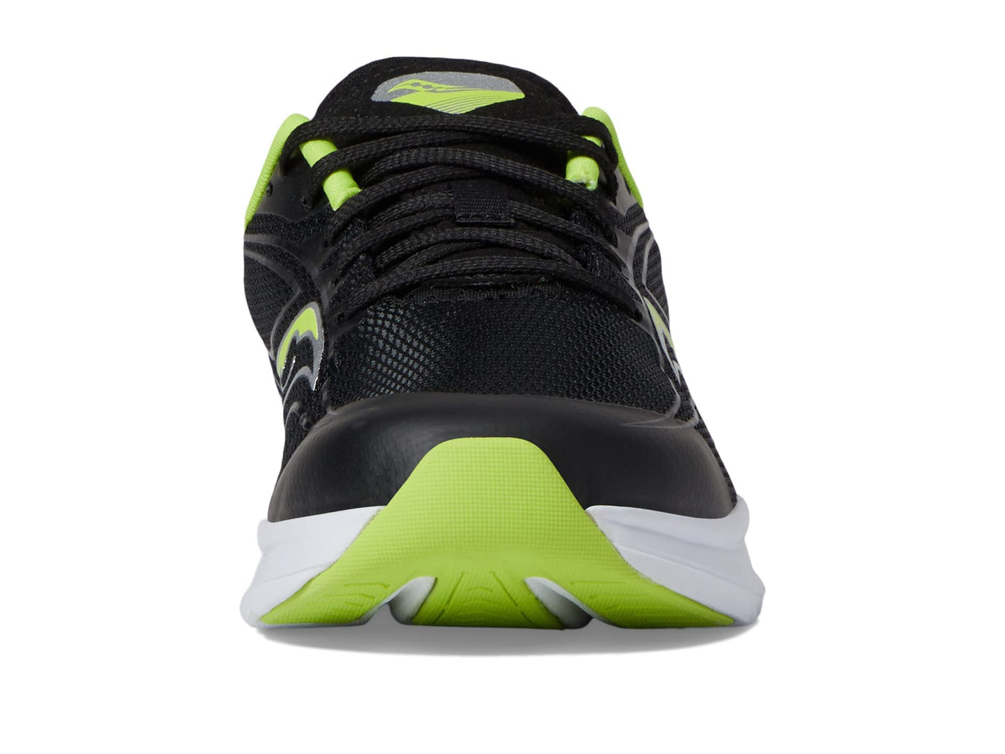 Saucony Unisex-Child Kinvara 13, Black/Lime, 6 Big Kid