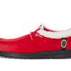 HEYDUDE Men's, Wally Santa Claus, Red, 13, Medium