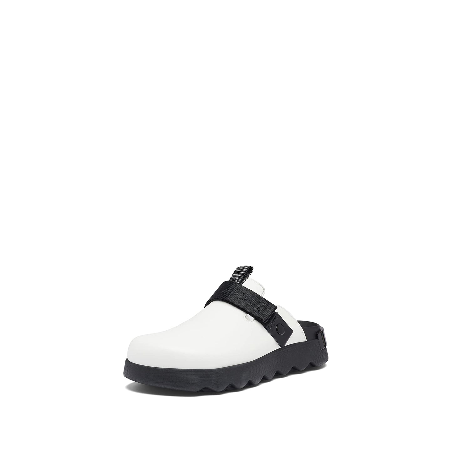 Sorel Women's Viibe Clog Sandals - Sea Salt, Black - Size 9.5