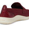 Cole Haan Womens Zerogrand Meritt Stitchlite Loafers, Black Cherry Knit/Ivory, 7 Medium