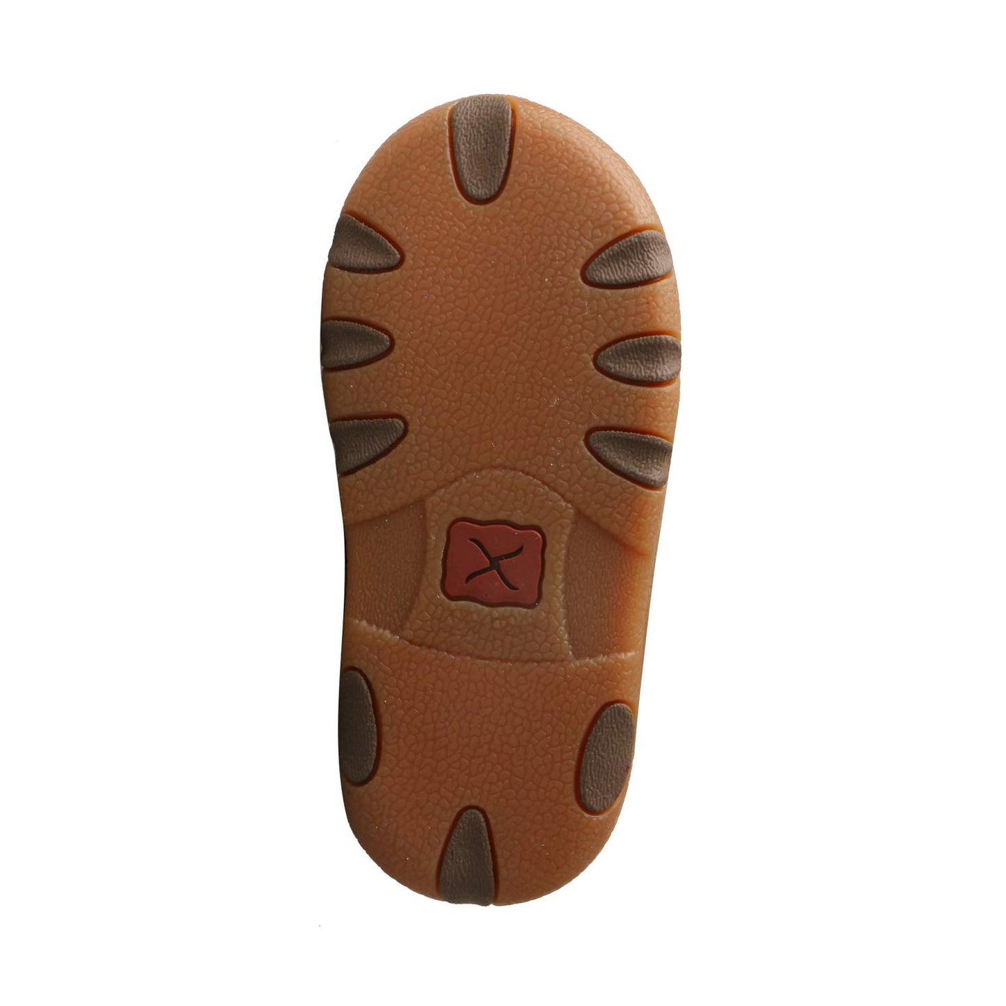 Twisted X Boys and Girls Infant Driving Moc Shoes, Chocolate Shimmer, Size 7