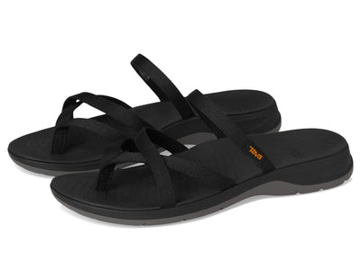Teva Women's Tirratraveler Flip Black 5 Medium