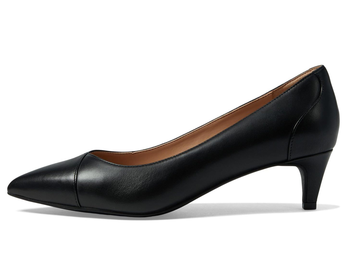 Cole Haan Women's Brenley Pump 45 mm, Black Waterproof Leather, 8.5