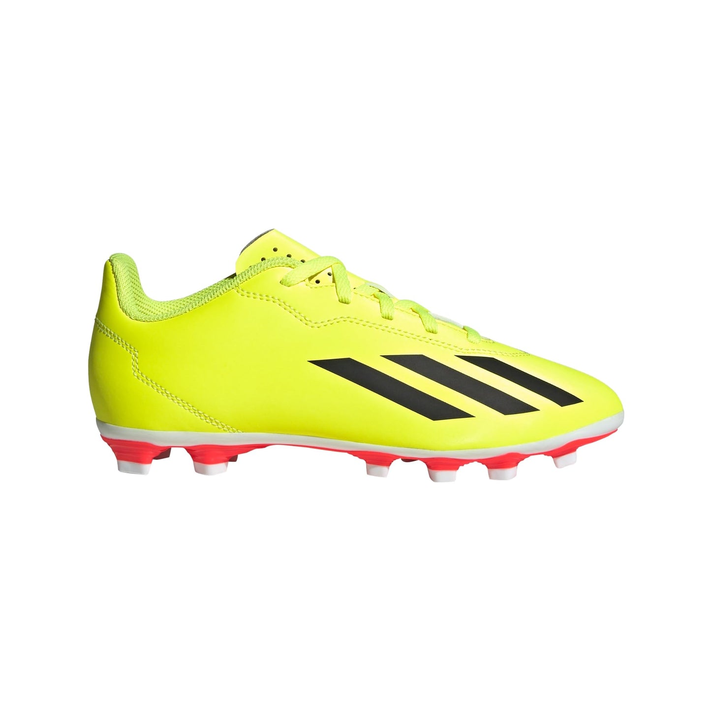 adidas Soccer X Crazyfast Club Flexible Ground (Little Kid/Big Kid) Team Solar Yellow/Black/White 12.5 Little Kid M