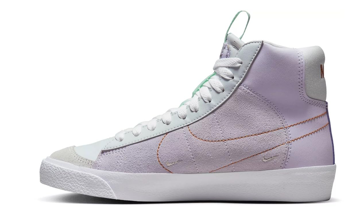 Nike Boy's Blazer Mid '77 (Big Kid) (Plum/Copper/White, us_Footwear_Size_System, Big_Kid, Numeric, Medium, Numeric_6)