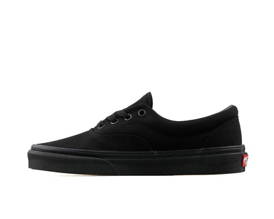 Vans Unisex Adults Era Classic Canvas Low-Top Trainers, Black (Black), 6.5 UK ((40 EU))