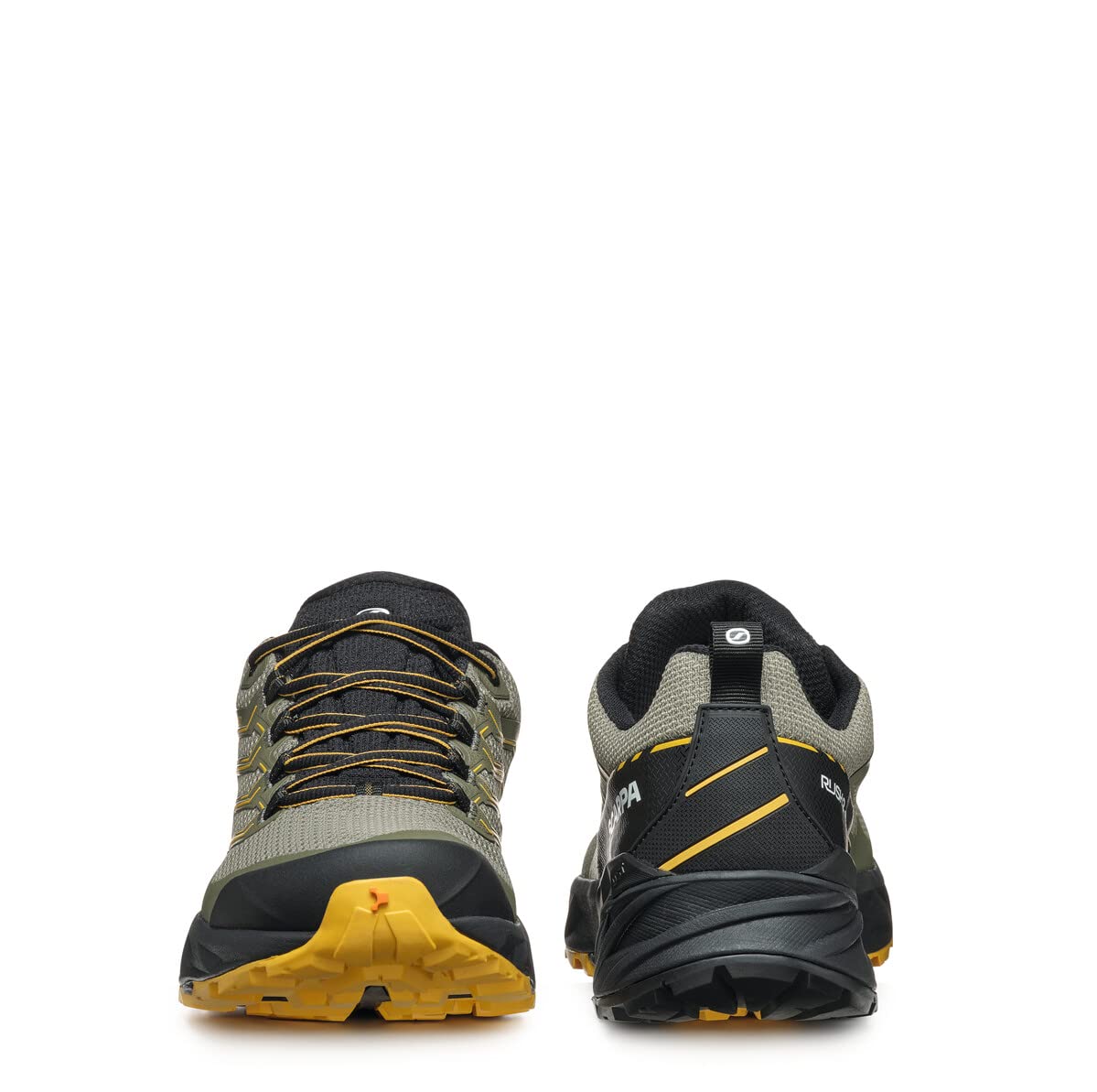 SCARPA Men's Rush 2 GTX Waterproof Gore-Tex Shoes for Hiking - Moss/Sulphur - 11.5 Women/10.5 Men