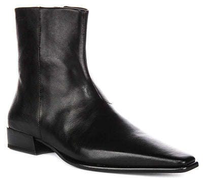 Vagabond Shoemakers Womens Nella Leather Booties, Black, 6 Medium