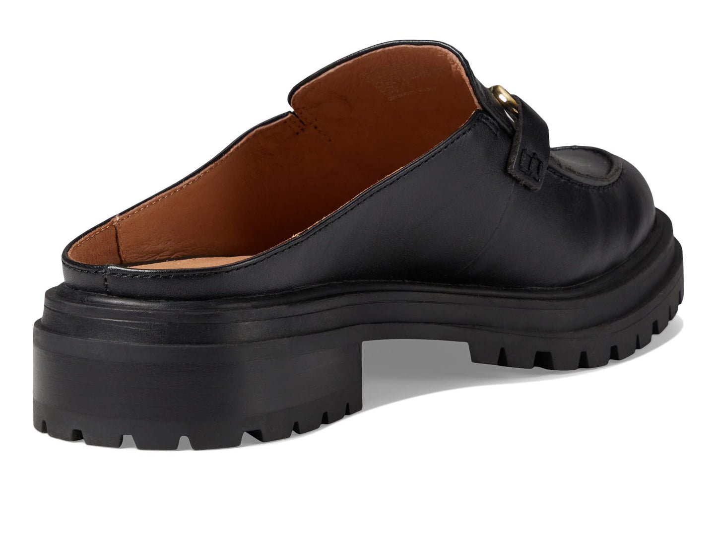 Madewell The Bradley Hardware Lugsole Loafer Mule True Black 7.5 M