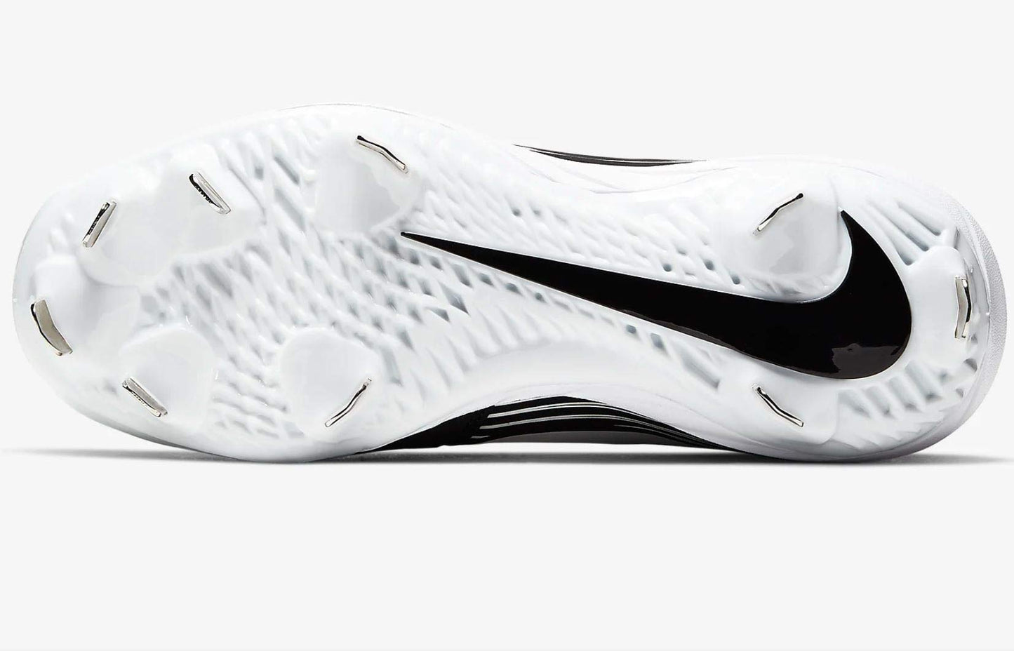 Nike Women's Lunar Hyperdiamond 3 Varsity Softball Cleats (6.5, Black/White, Numeric_6_Point_5)