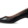 Cole Haan Women's Vandam Pump 45 mm Black Leather Waterproof 10.5 Medium