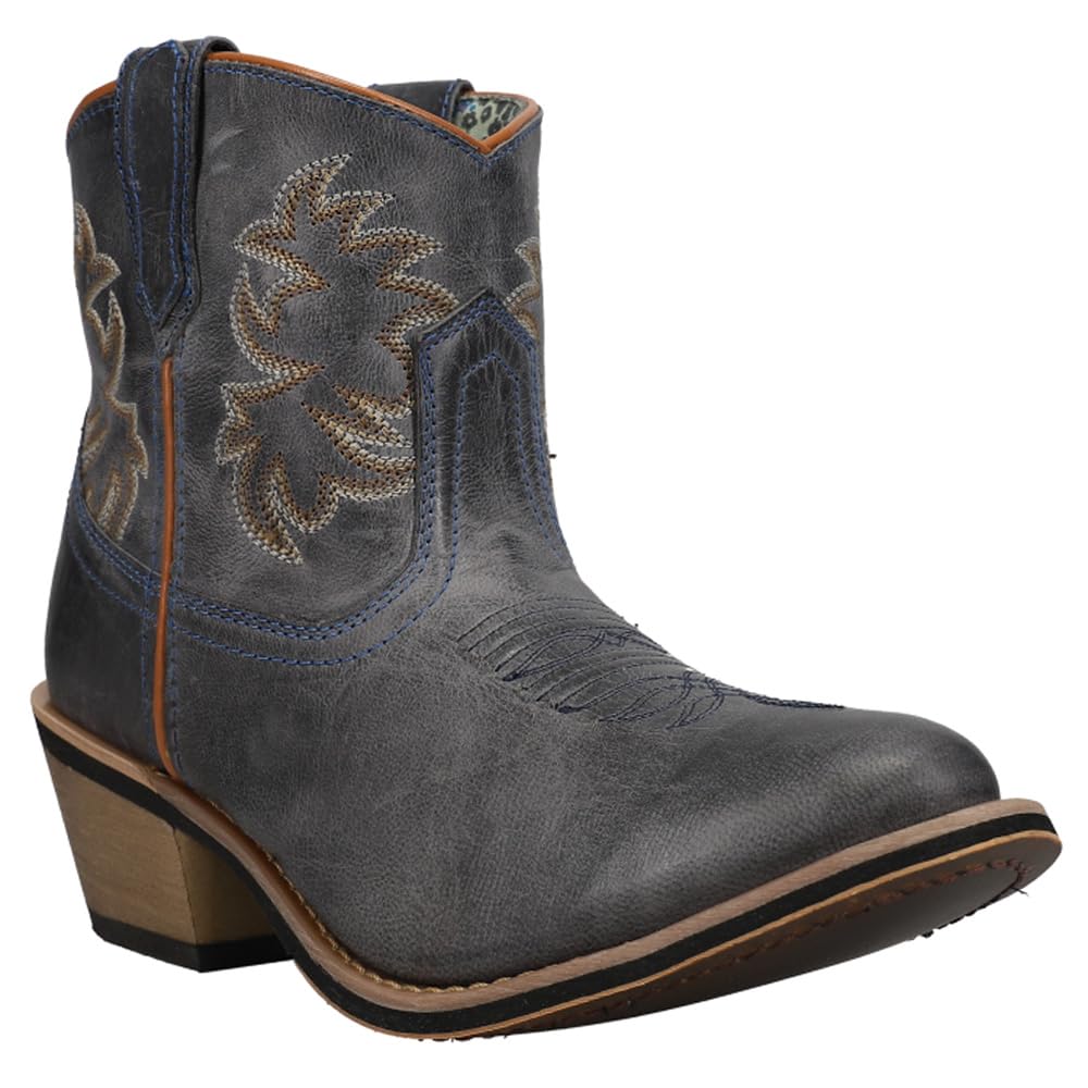 Laredo Women's Bootie Western Boot, Navy, 8