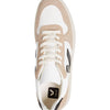 VEJA Men's V-10 Sneaker, Extra White/Black/Sahara, 6