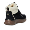 HEYDUDE Women's Wendy Peak Apres Suede Cozstit Black/Tan 9 Medium