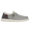 HEYDUDE Wendy Funk | Women's Loafers | Women's Slip On Shoes | Comfortable & Light Weight Grey