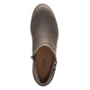 Clarks Women's Charlten Grace Ankle Boot, Taupe Oily Leather, 7.5 Wide US