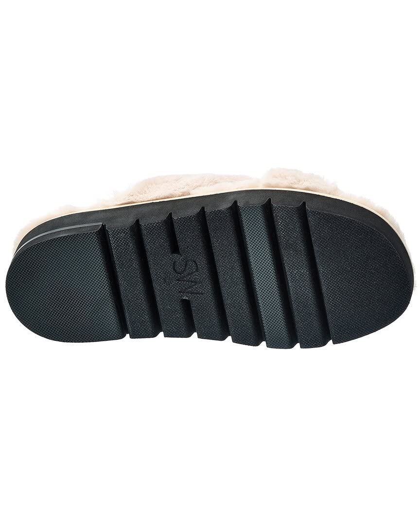 Stuart Weitzman Roza Lift Slide Chill Cream 5.5 M